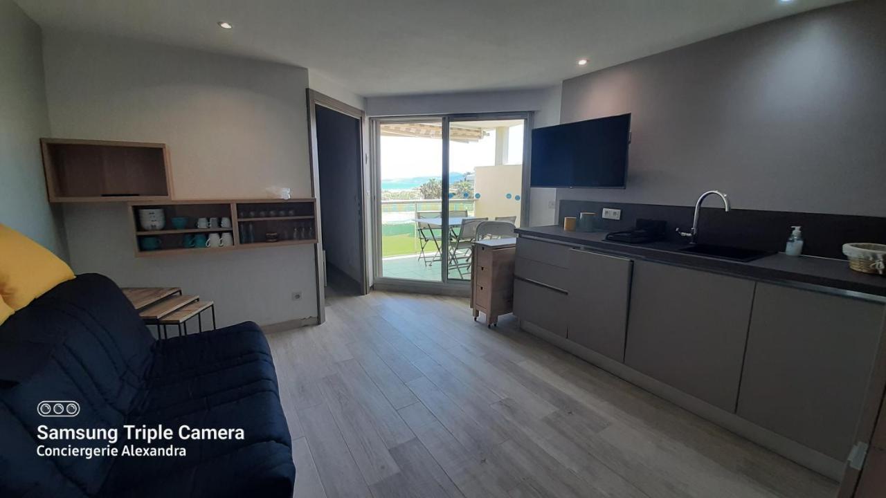 Les Goellettes : Vue Mer Et Piscine Saint-Cyprien  Exterior photo